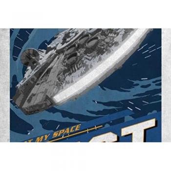 Galactic propagandazmagnetic metal poster 45x 32zeat my space dust