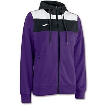 Joma Crew - Chaqueta con capucha para mujer, color morado, talla S