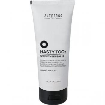 Alterego Hasty Too Smoothing Balm 100ml - fluido alisador disciplinante, formulación que controla el frizz, proporciona suavidad y brillo, ideal para cabellos rebeldes y difíciles de manejar