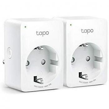 TP-Link Tapo P100 (Pack de 2) Enchufe Inteligente con Conexión WiFi Blanco