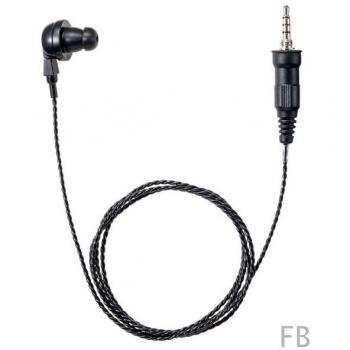 Auriculares negros compatibles con Standard Horizon y Yaesu SSM-10C SEP-10A con conector atornillable