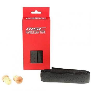 Msc Bikes CMF Cinta de Manillar Carretera, Negro / Black, 30 x 2000 mm