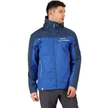 Regatta Highton Chaqueta Acolchada, Impermeable y Transpirable, Tejido elástico, con Aislamiento y Costuras Selladas Jackets Waterproof Shell, Hombre, Nautical Blue/Dark Denim, S