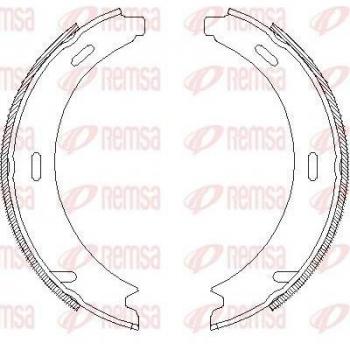Kit de zapatas de freno REMSA 4093.01 para frenos de tambor