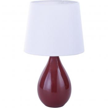 Lámpara de mesa Versa Camy Rojo Cerámica