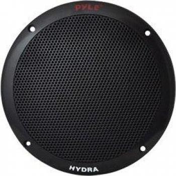 PYLE PLMR605B 6.5-Inch 2-Way Dual Cone Marine Speakers, Black, 400W Max