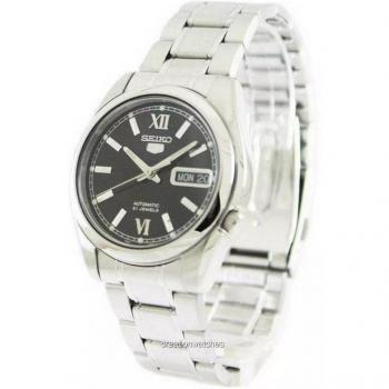 Reloj Seiko SNKL55K1 Automático de Acero Inoxidable con Dial Negro para Hombre