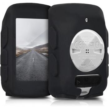 kwmobile Carcasa GPS Compatible con Garmin Edge 520 - Funda de Silicona para navegdor de Bici - Negro