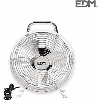 EDM 33928 Ventilador Sobremesa 30W, Blanco, 20 cm