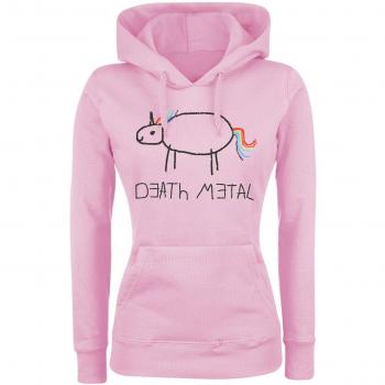 Death Metal Jersey con Capucha Mujer Rosa L
