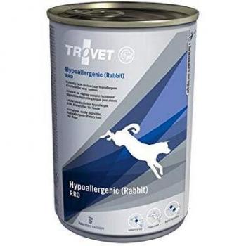 Trovet RRD Hypoallergenic (Rabbit) Wet Dog Food - 12 x 400g Cans