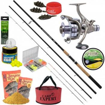Combo Feeder Carp Expert Advancer Método 360cm con Accesorios