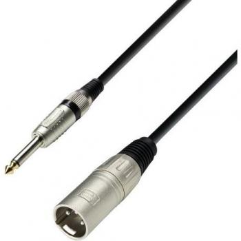 Cable XLR Macho a JACK 6,3 Mono 3m de Adam Hall