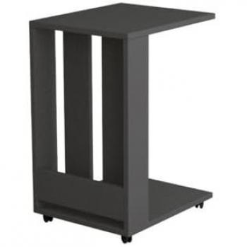 Mesa auxiliar Calicosy de 2 estantes L37 cm - Gris
