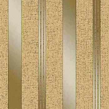 Fine Décor Quartz FD41972 - Papel pintado a rayas, color dorado