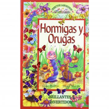 Hormigas y orugas brillantes y divertidos