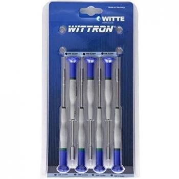 Witte herramientas Wittron destornillador-en plástico-paquete de bisagras, de 7 piezas hexagonales, 89345