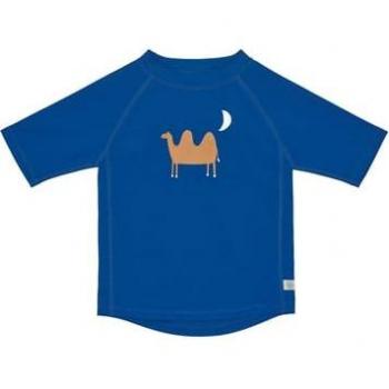 Camiseta de baño UV manga corta camello azul 19-24 meses