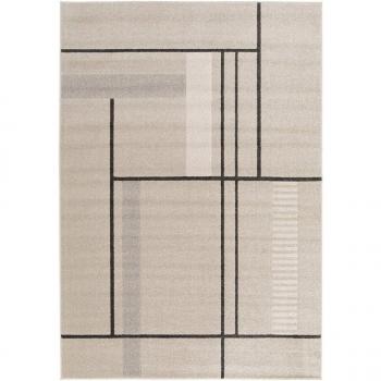 Alfombra Geométrica Interior Beige Domus - 80x150, 120x170, 160x230 cm