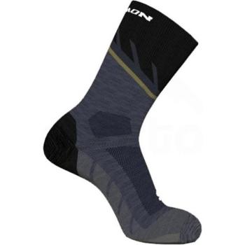 Calcetines Salomon Speedcross Crew Negro Gris Oscuro 39-41
