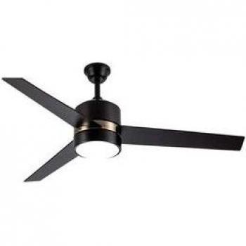 Ventilador de techo Maki Sulion 34W 3 aspas negro Ø132 cm