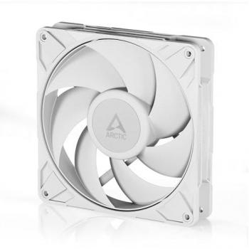 Ventilador de Caja ARCTIC P14 Pro PST 140 mm PWM Blanco con Divisor de Cable, 400-2500 RPM, Rodamiento Fluidodinámico