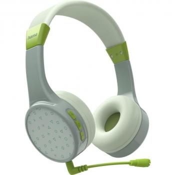 Auriculares HAMA Bluetooth On-ear Teens Guard Verde Menta con Control de Volumen y Micrófono