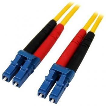 StarTech.com 1 m Fiber Optic Cable, Single-Mode Duplex 9/125, LSZH, LC/LC, OS1, LC to LC Fiber Patch Cable