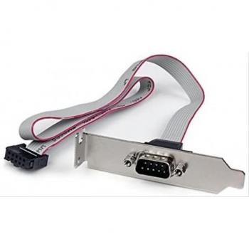 StarTech.com 1 Port DB9 Serial Port Bracket to 10 Pin Header - Low Profile