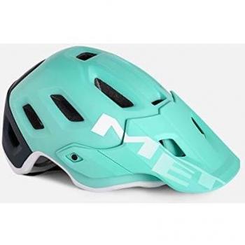 MET M3HM112M0VE1 - Casco, M, Verde - Azul, Unisex