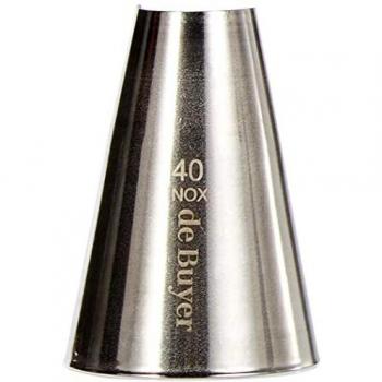 DE BUYER 2115, 40N Llave de Vaso de Acero Inoxidable sin Soldadura St Honore 16 5,3 cm
