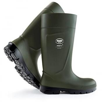 Bekina S5 Steplite Easygrip Safety Boots - Green, Size 10 EU 44, Lightweight, Steel Toecap, Non-Slip, Waterproof