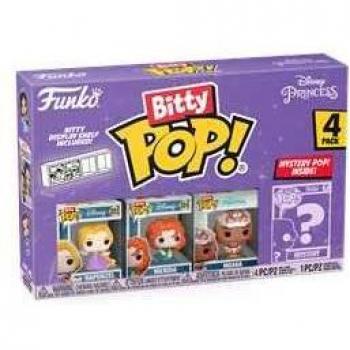 Funko Bitty Pop! Disney Princess 4-Pack (Rapunzel, Merida & Moana)