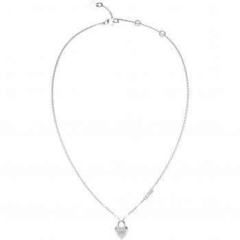 Collar Guess All you need is love de acero plateado