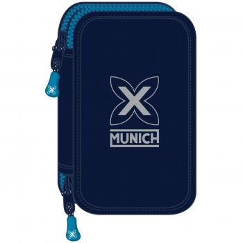 Plumier doble pequeño 28 piezas Munich Nautic
