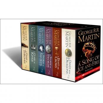 Caja de Libros Juego de Tronos: La Historia Continúa - Conjunto Completo de 6 Volúmenes (A Canción de Hielo y Fuego)