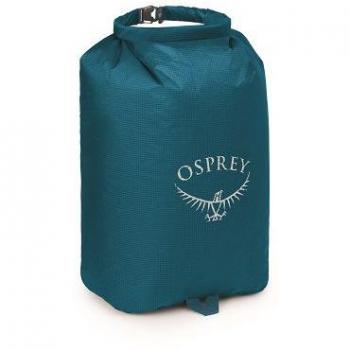 Osprey Mochila Ultralight Drysack 12l Azul - Bolsa estanca ultraligera de 12 litros, fabricada en material resistente al agua, con cierre enrollable para mayor impermeabilidad, diseño ligero y compacto ideal para