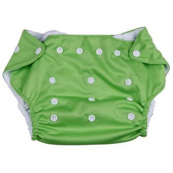 La vogue Pañal Para Bebé/Cubrepañal/Braga De Niños De Tela Lavables Reutilizables Verde
