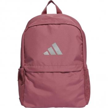 Mochila Adidas Sport Quilted Rosa para mujer, con diseño acolchado, compartimentos múltiples, correas ajustables y logo de la marca