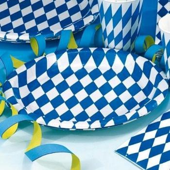3895 - 8 Partyteller Pappteller Oktoberfest