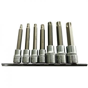 Juego de 7 Puntas Torx JBM 53084 para Carraca de 3/8 y 1/2