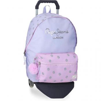 Mochila Pepe Jeans Becca con carro y dos compartimentos
