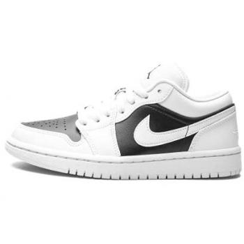 Air Jordan 1 Low Panda Women's Sneakers - Black/White - Size 38