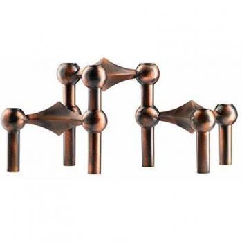 Stoff Nagel Portavelas de Metal, Multicolor, 6,5 x 10,2 cm