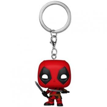 Llavero Funko Pop Marvel Deadpool 3 - Minifigura de Vinilo Coleccionable, diseño de Deadpool con espadas, licencia oficial, ideal como regalo o relleno de calcetines