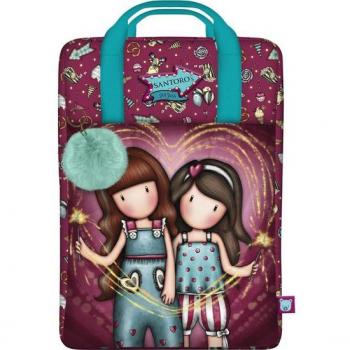 Bolso Mochila Gorjuss™ Fairground 'Fireworks' - Safta 25x36x10cm