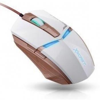 royche XG de 8500 m Gaming Mouse Optical PC Ratón Wired USB Game de Laptop LED DPI ajustable 6 Botones 2400dpi Gaming goldd DPI Adjustable 6 Buttons 2400dpi Gamer