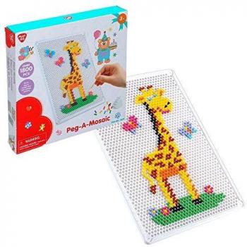 Playgo Mosaico de 1800 piezas, multicolor, tamaño A4