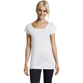 Camiseta de Mujer Estilo Kimono MARYLIN con Manga Corta y Cuello de Jersey