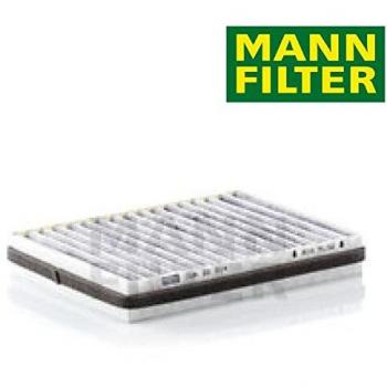 Filtro de habitáculo MANN-FILTER CUK 22 014 - Filtro de aire para el compartimento del pasajero, diseñado para eliminar impurezas y alérgenos del aire que ingresa al interior del vehículo, garantizando